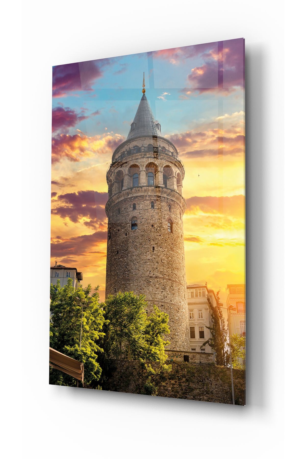 Galata Kulesi Cam Tablo 2