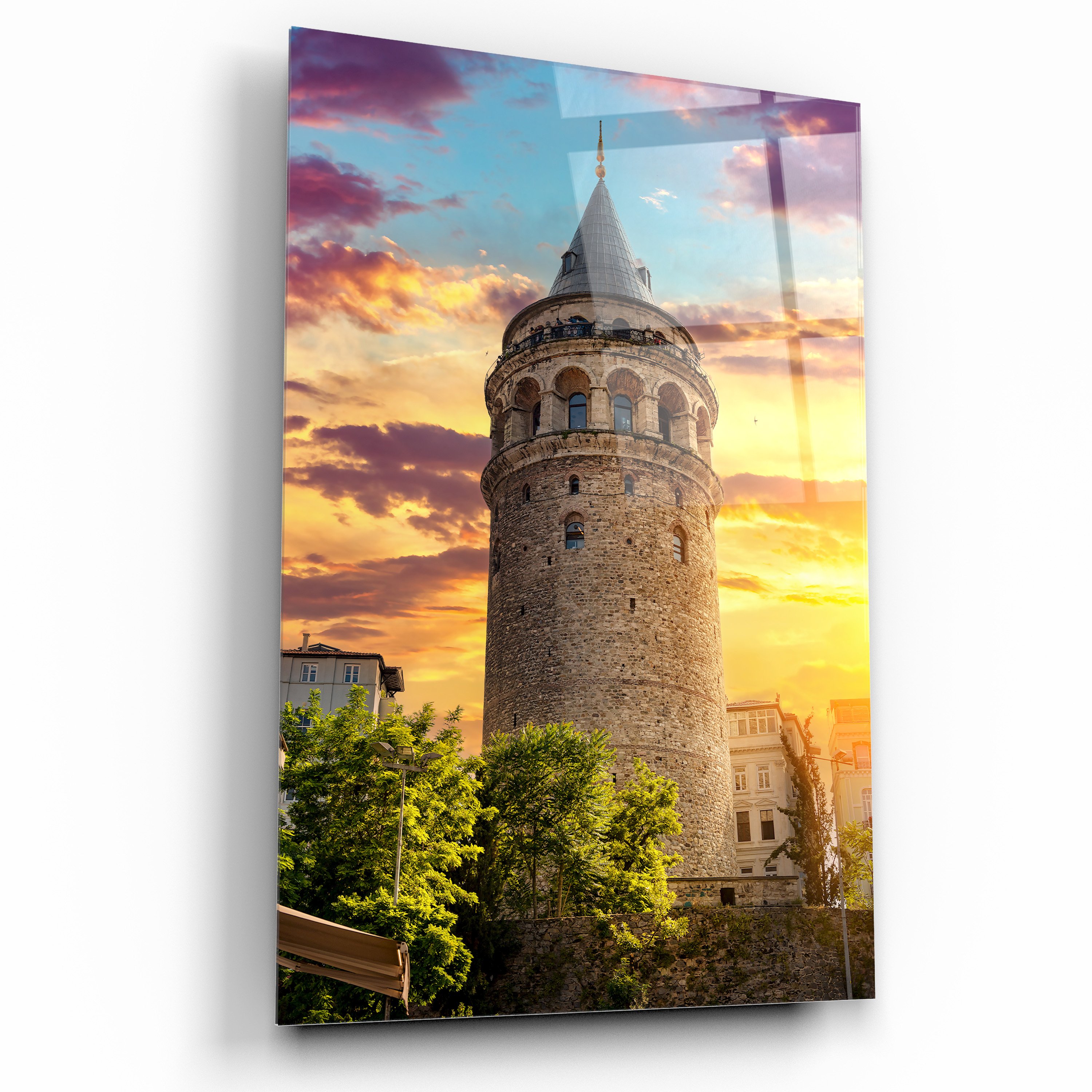 Galata Kulesi Cam Tablo 2