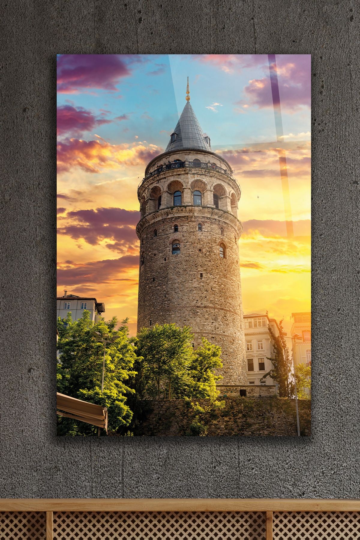 Galata Kulesi Cam Tablo 2