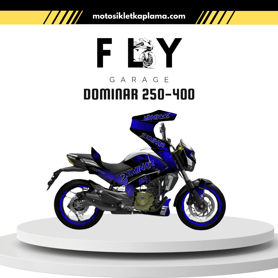 Dominar 250-400 Mavi Sticker Set image
