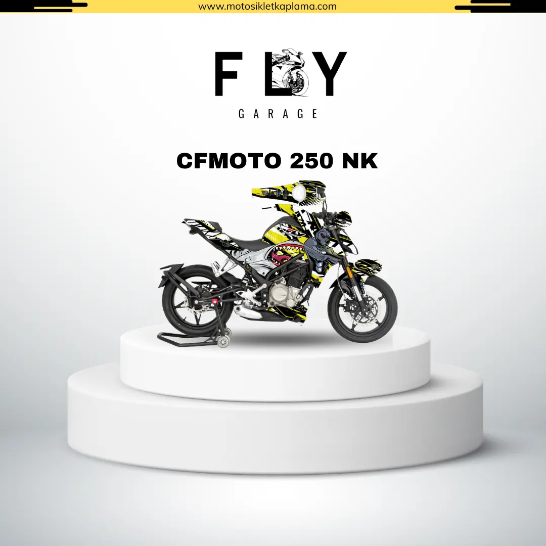 CF MOTO 250 NK 2017-2022 STİCKER SET KAPLAMA (Shark & Dog)