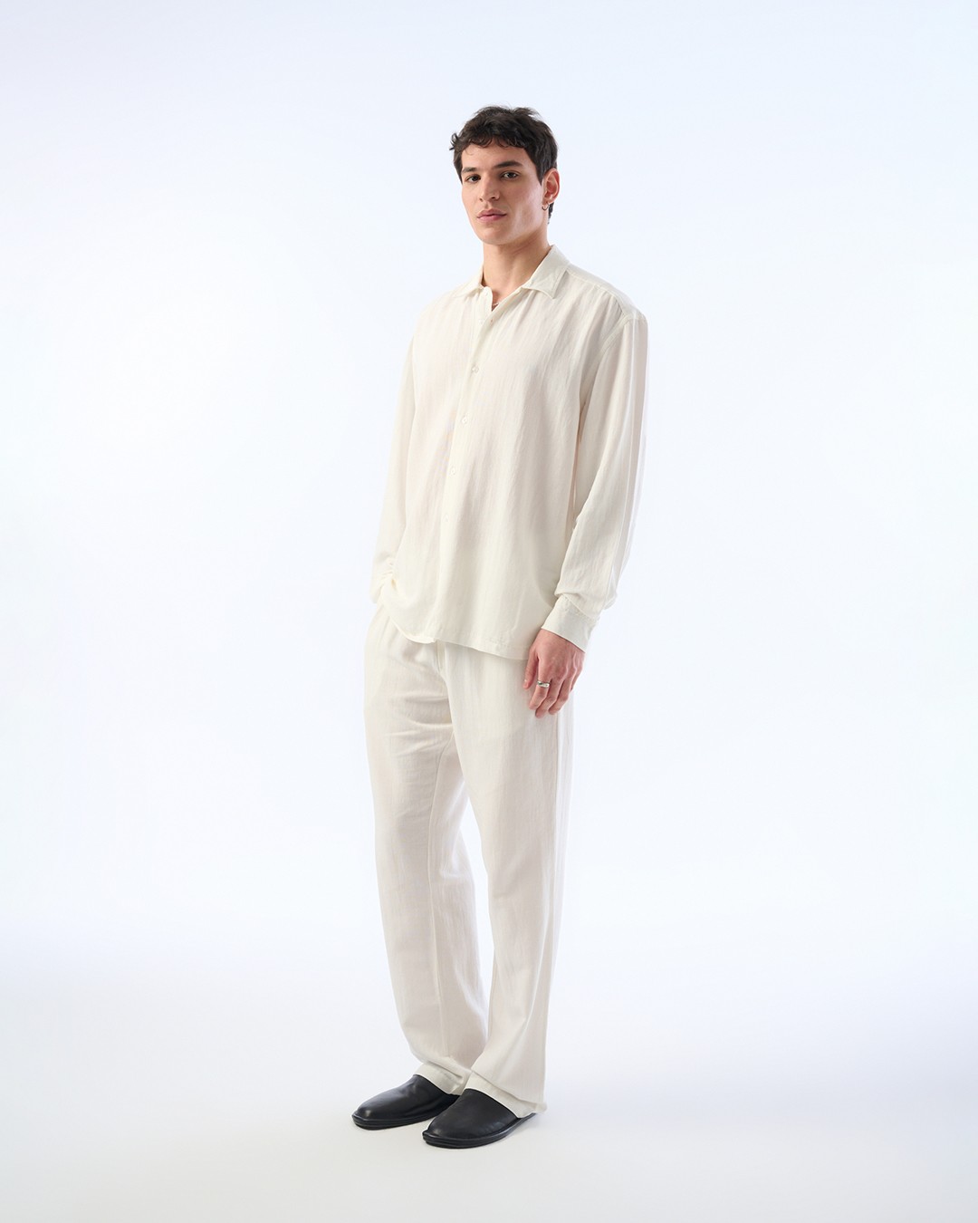 Oversize, Alaçatı Keten, Yıkamalı Gömlek 