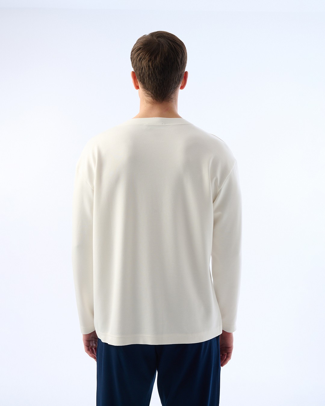 Oversize, Bisiklet Yaka, Modal Tişört