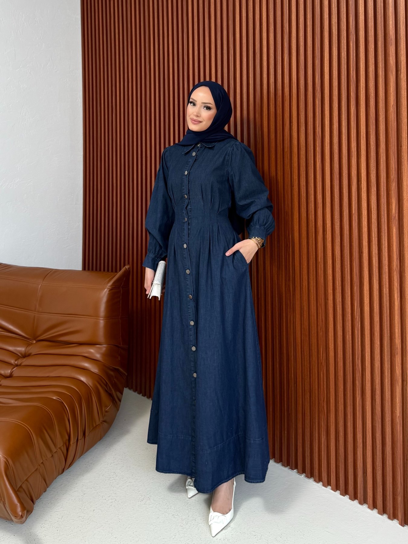 Denim Elbise 32-2347