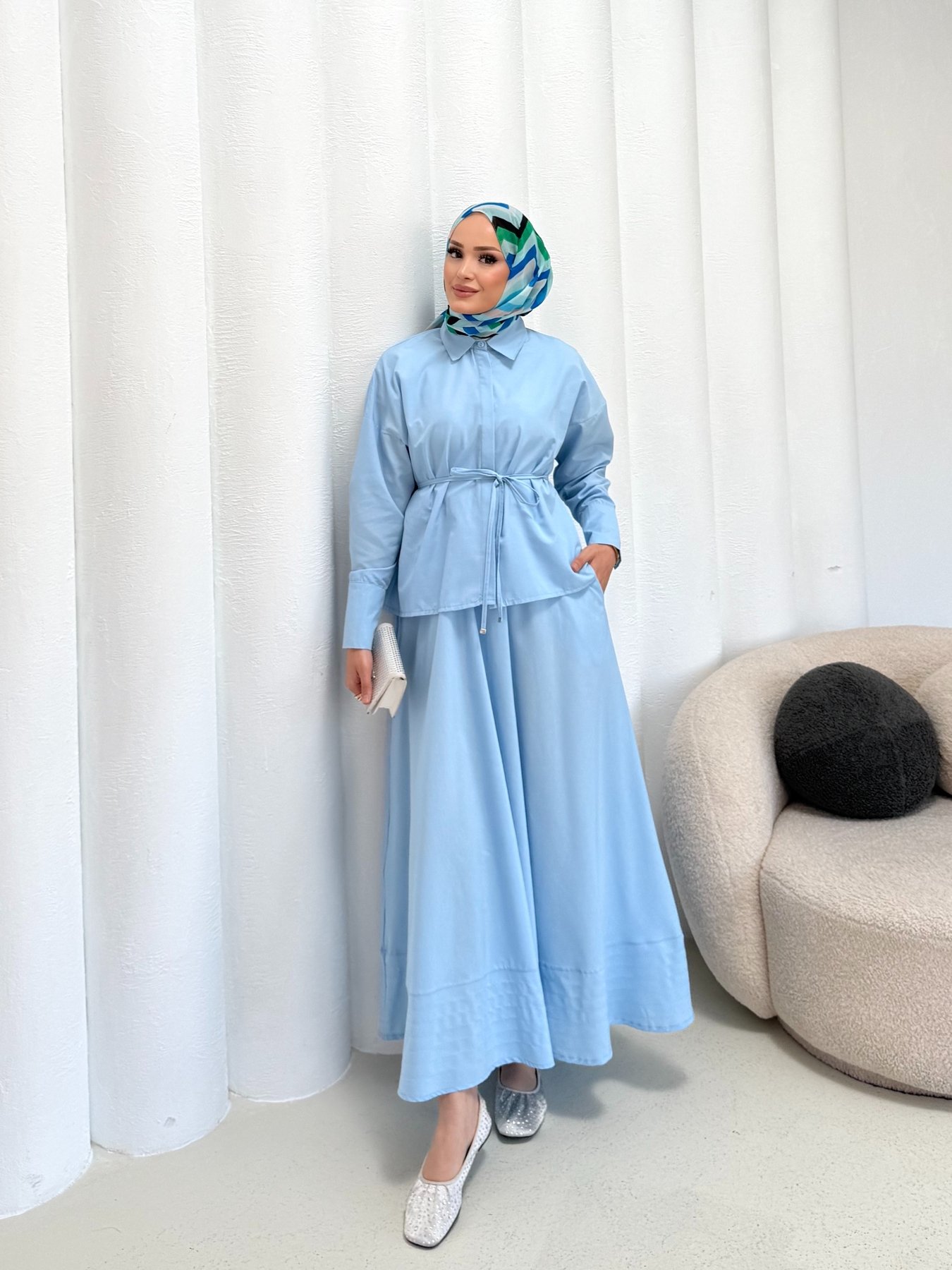 Poplin Etekli Takım 73-5000
