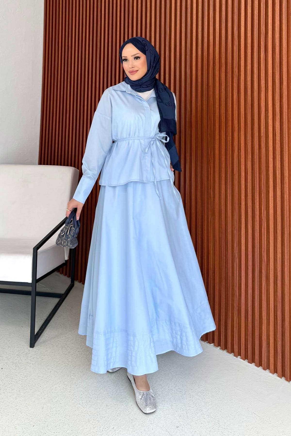 Poplin Etekli Takım 32-2225-1