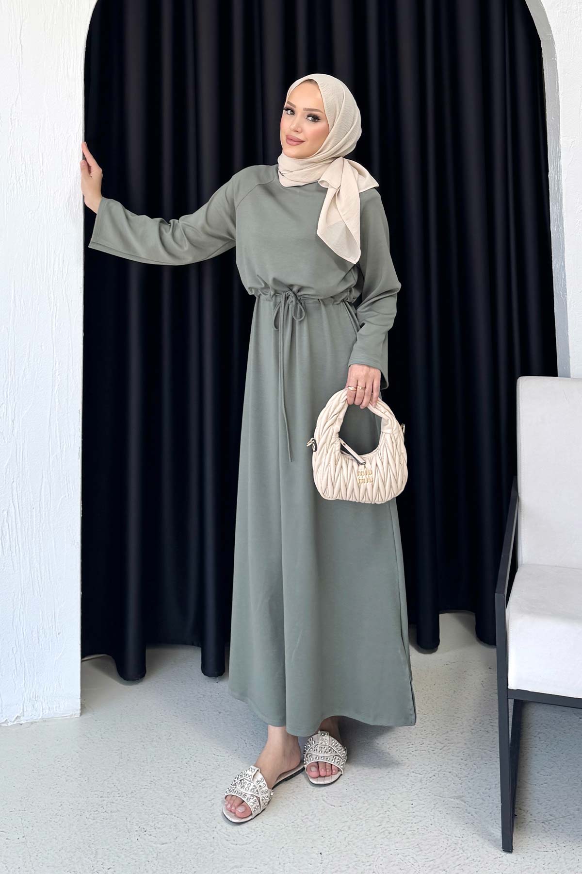 Modal Elbise 68-6203