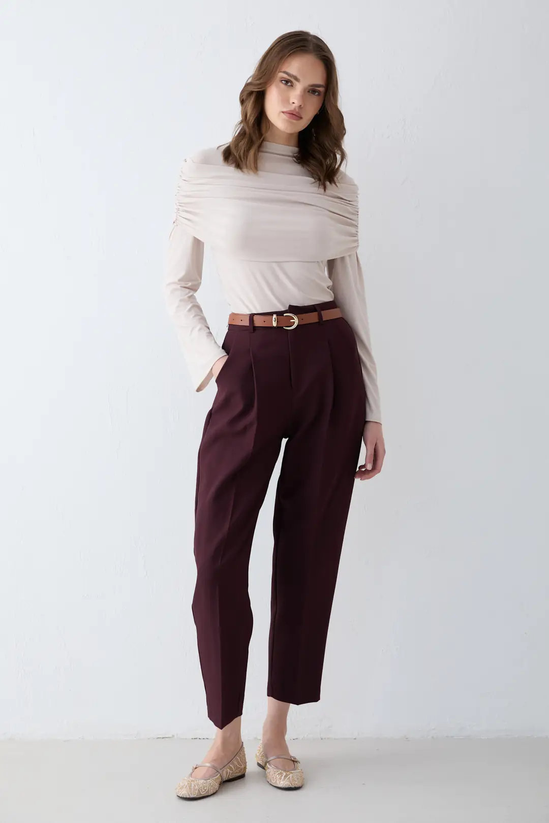 Kemerli Pantolon 81-50938 · 3