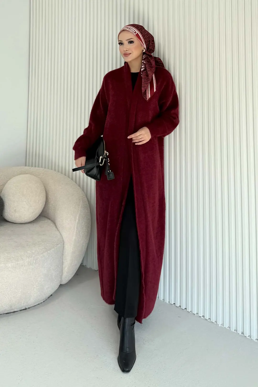 Uzun Triko Hırka 70-2543 · 2