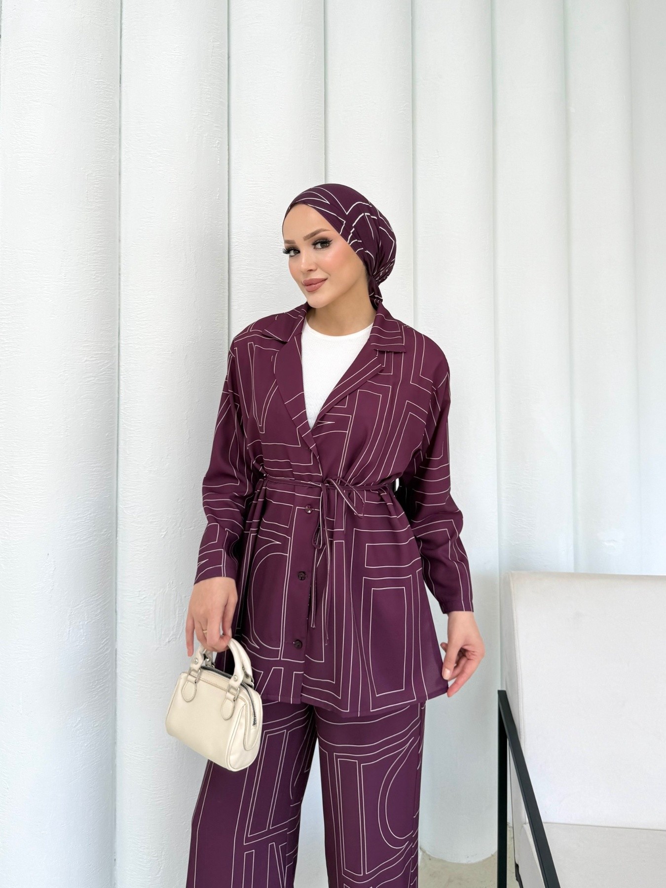 Çizgi Desenli Takım 32-2386