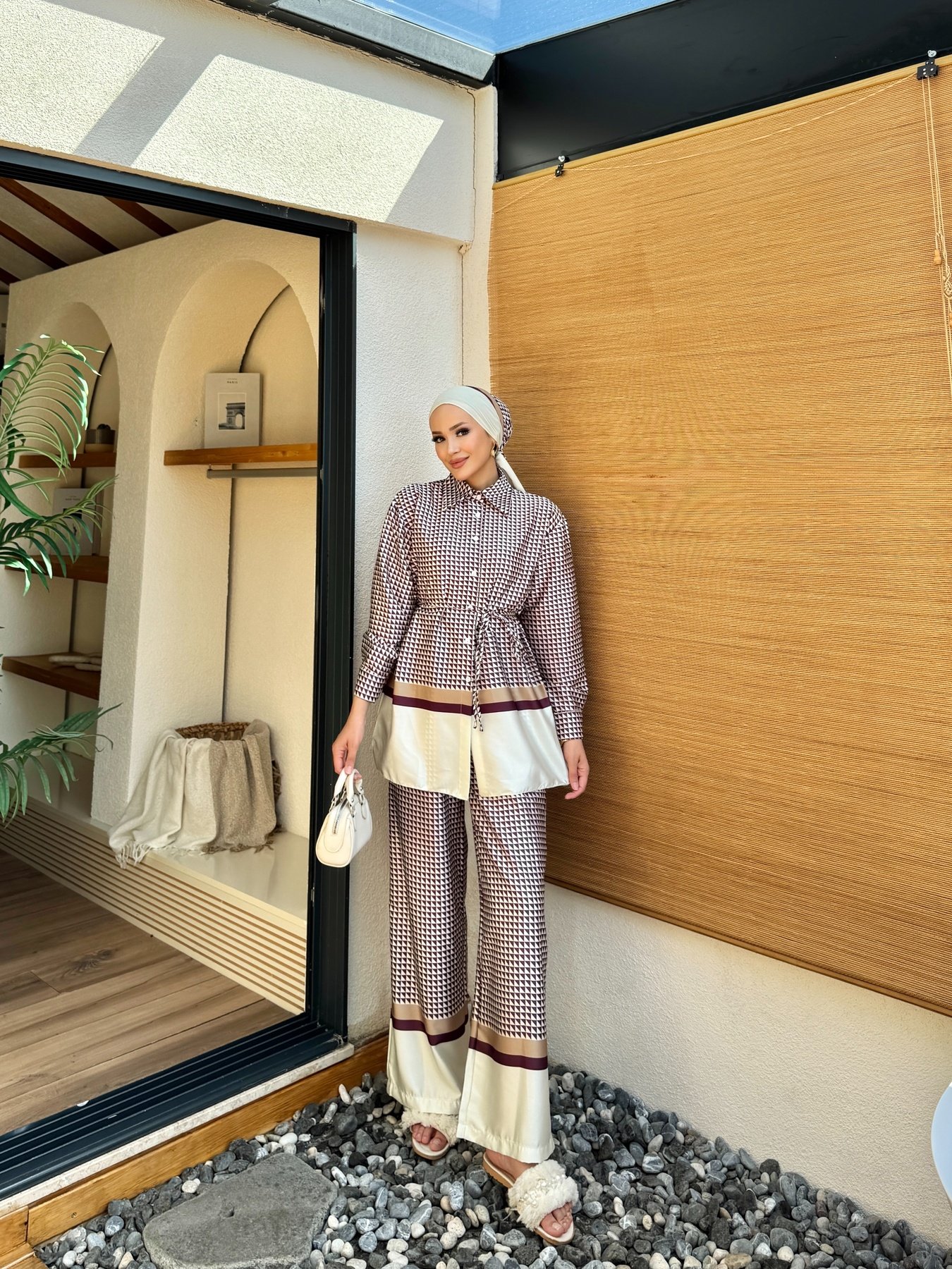 Desenli Gömlekli Takım 32-2369