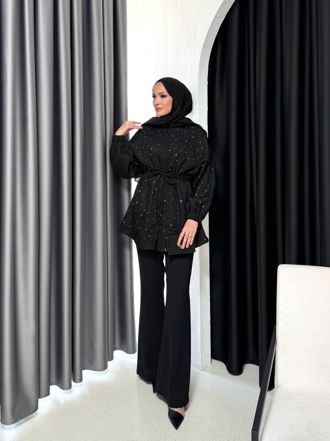 Taşlı Üçlü Takım 32-4019