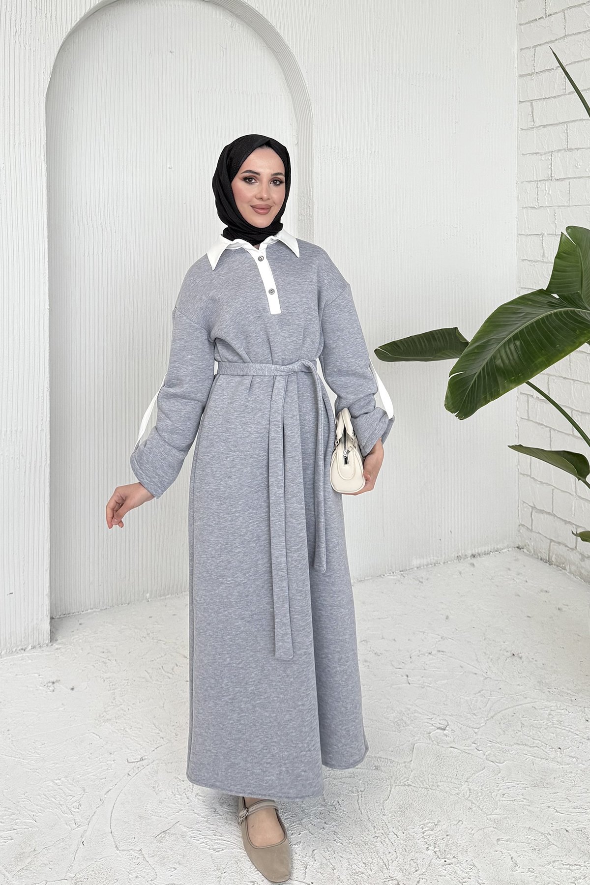 Üç İplik Elbise 53-709