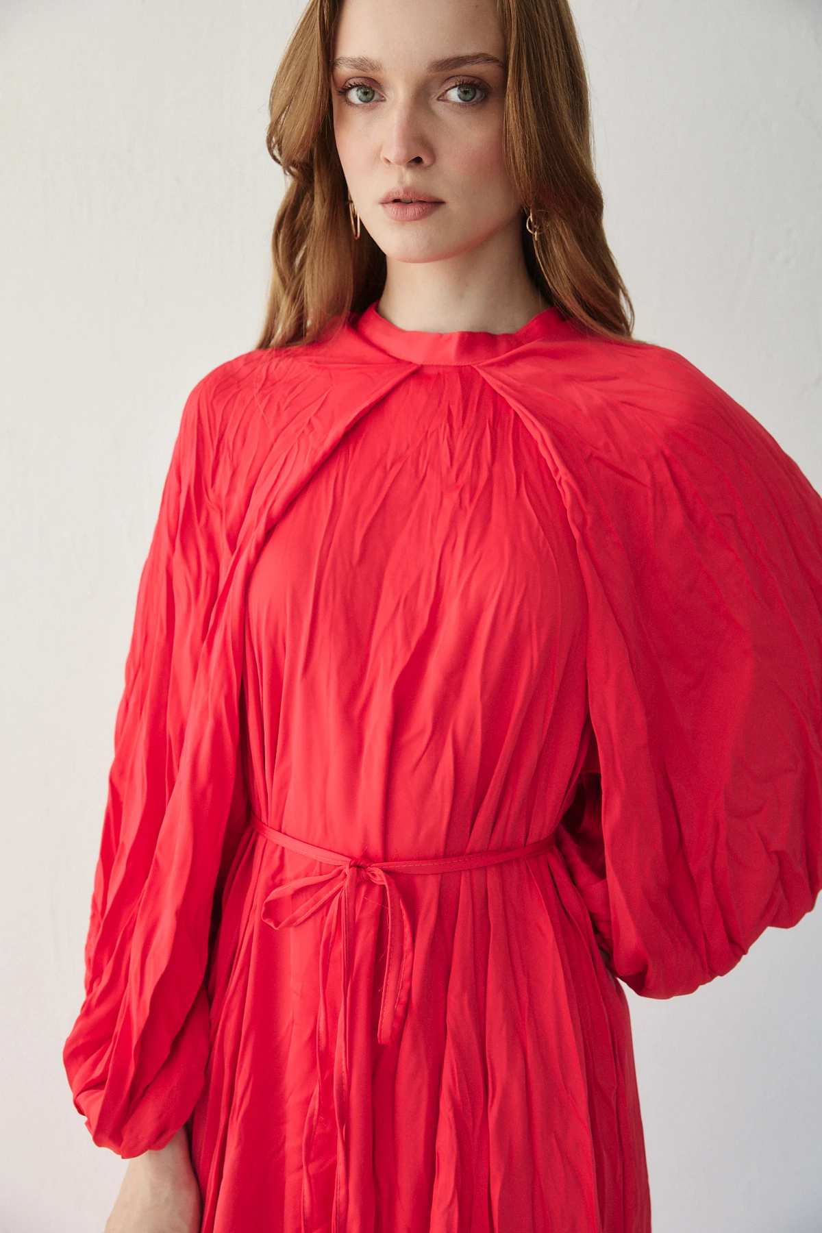 Crash Saten Elbise 32-3558