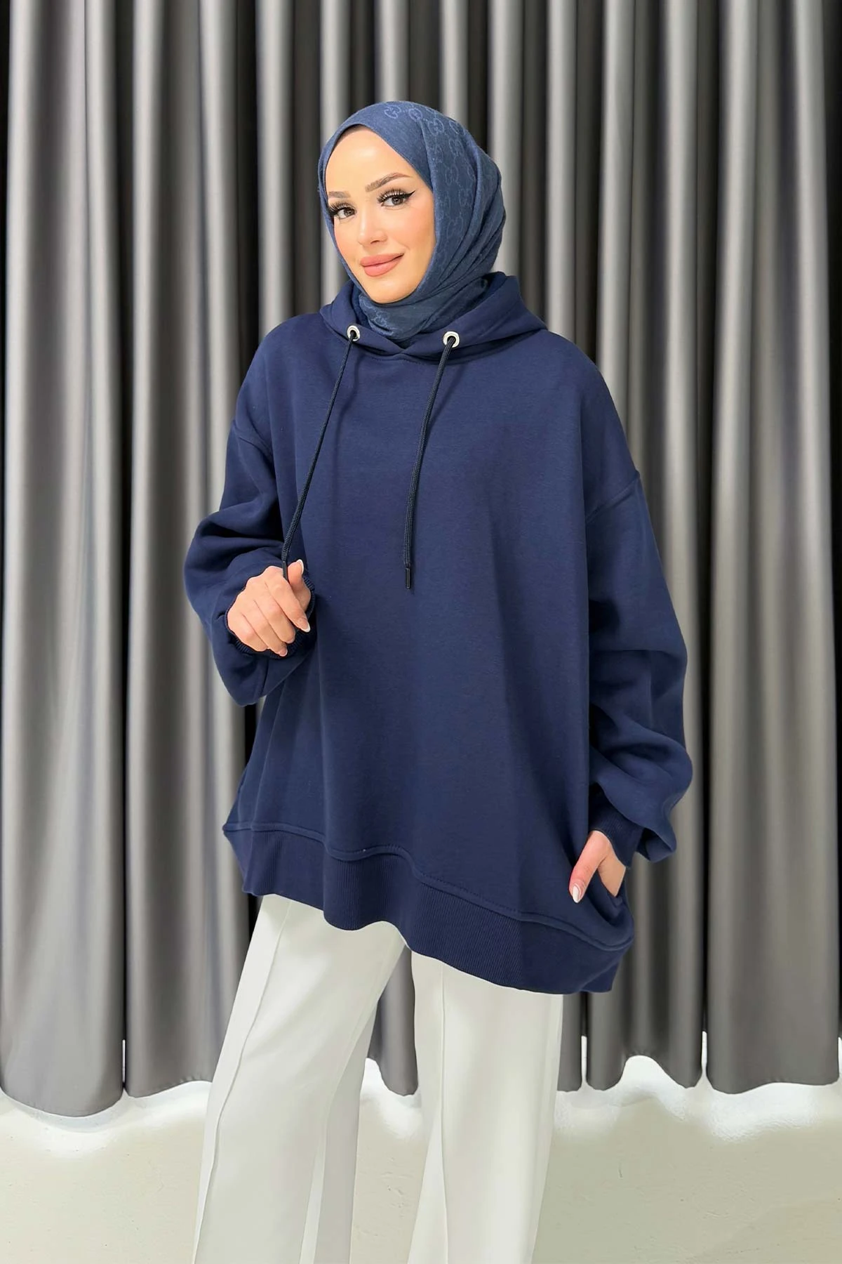 Şardonlu Üç İplik Sweat 3-1102-1