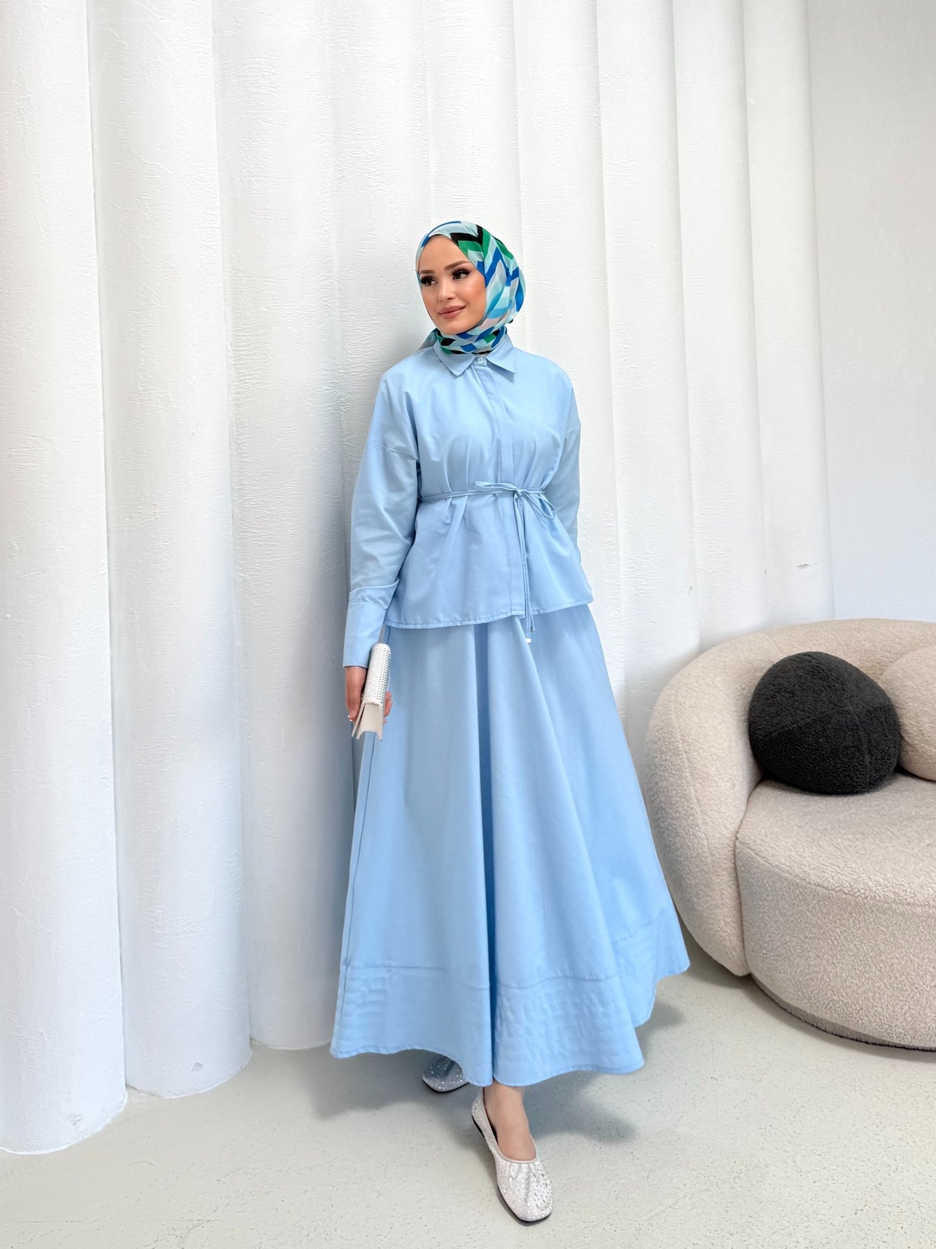 Poplin Etekli Takım 73-5000