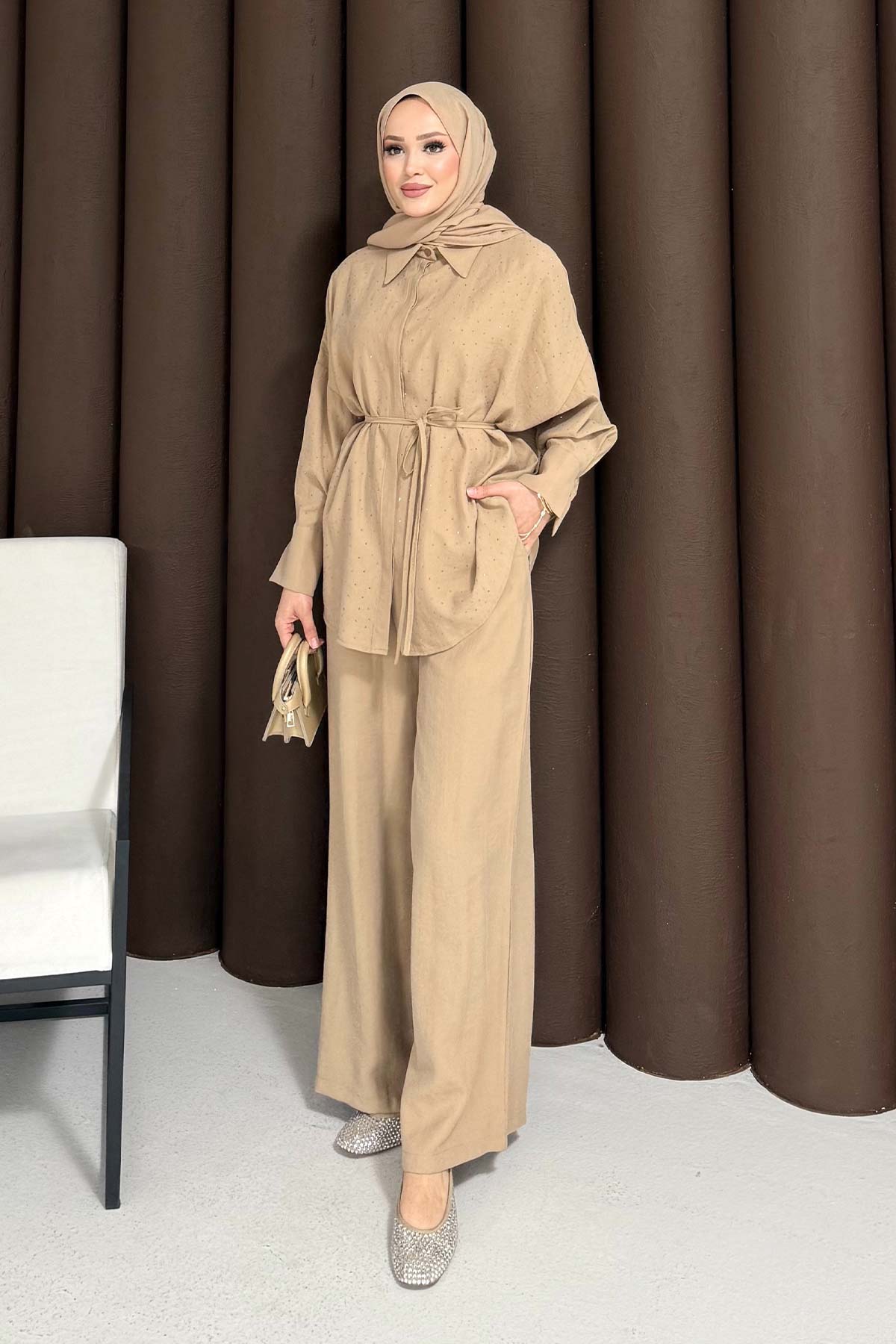 Taşlı Modal Takım 32-3712