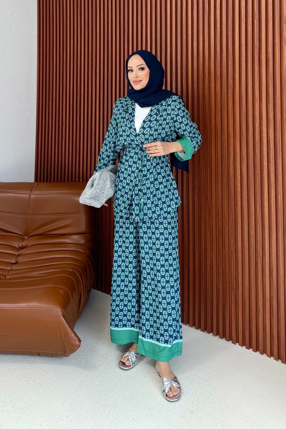 Baskı Desenli Takım 32-3590