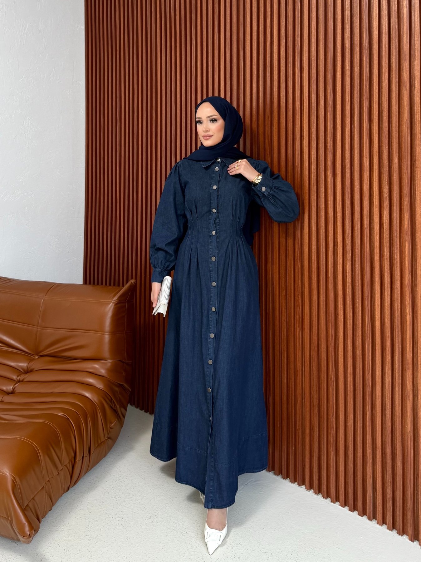 Denim Elbise 32-2347