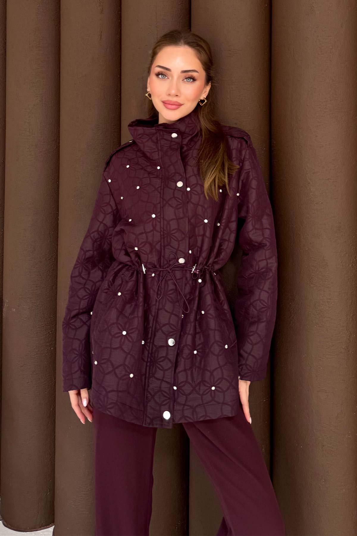 Kapitone Taşlı Kap 32-3722