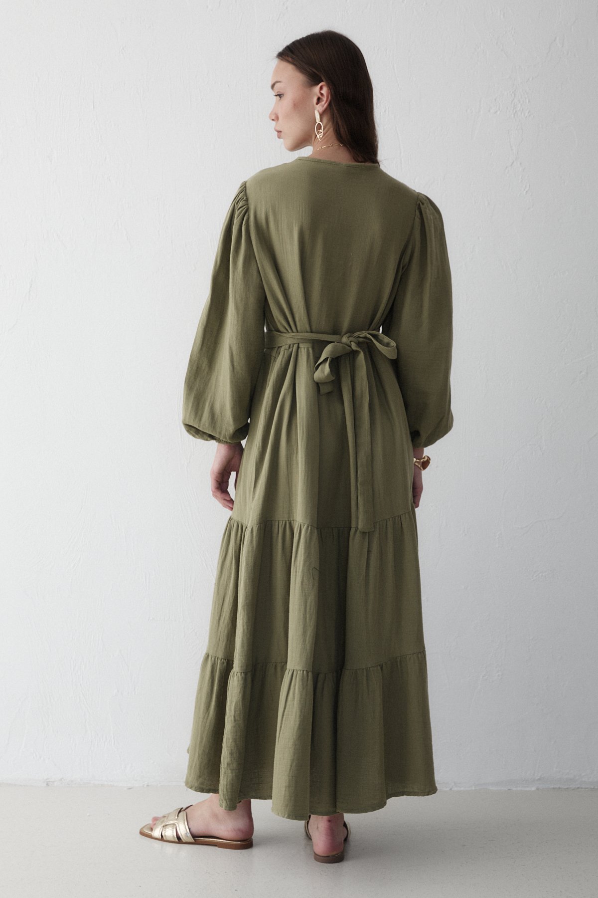 Müslin Elbise 32-3553