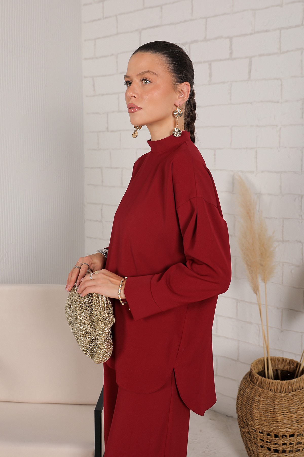 Basic Krep Tunik 32-2239
