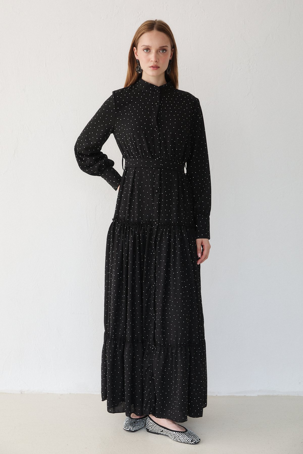 Taşlı Elbise 32-2368
