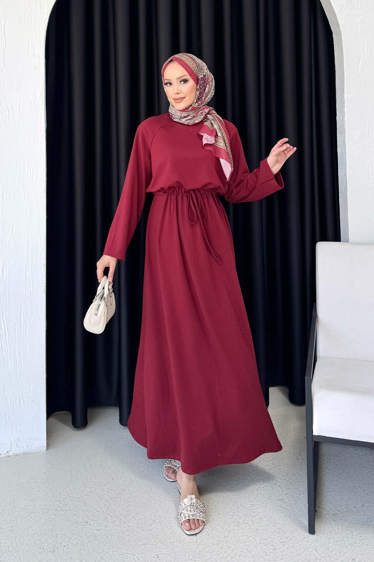 Modal Elbise 68-6203