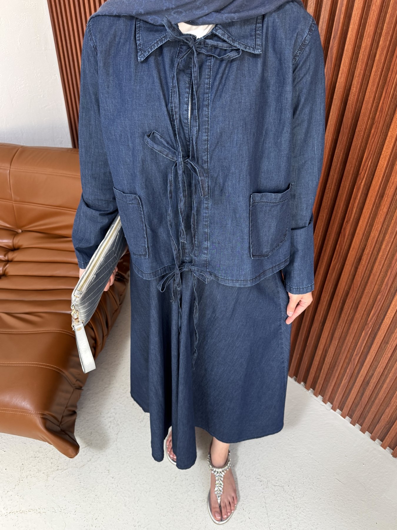 Denim Etekli Takım 32-2348