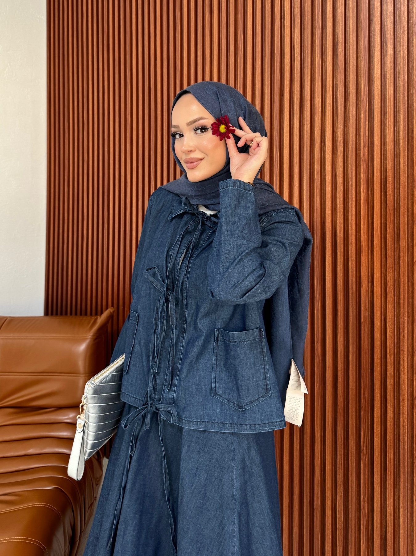Denim Etekli Takım 32-2348