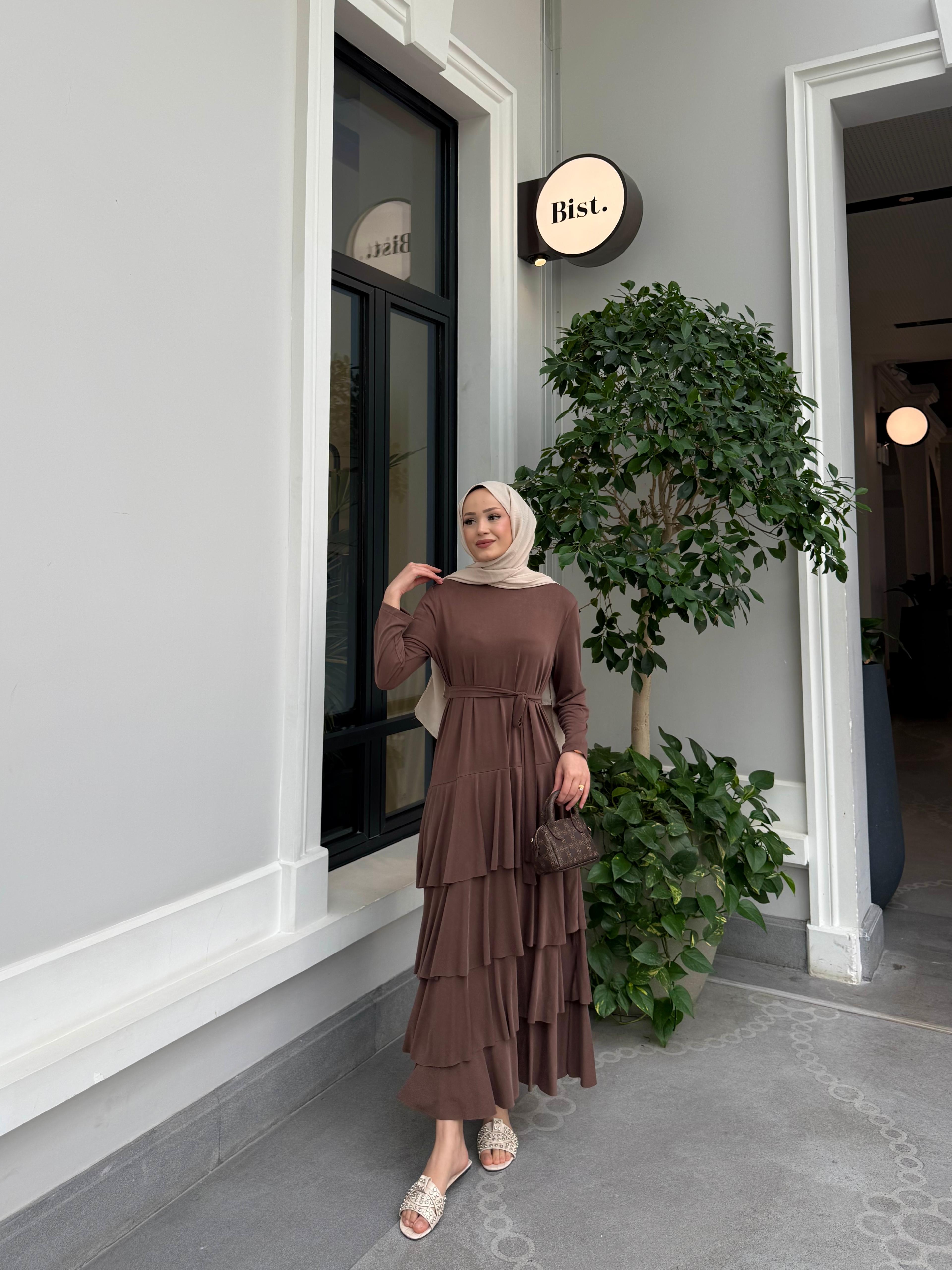 Modal  Kat Kat Elbise 32-2326