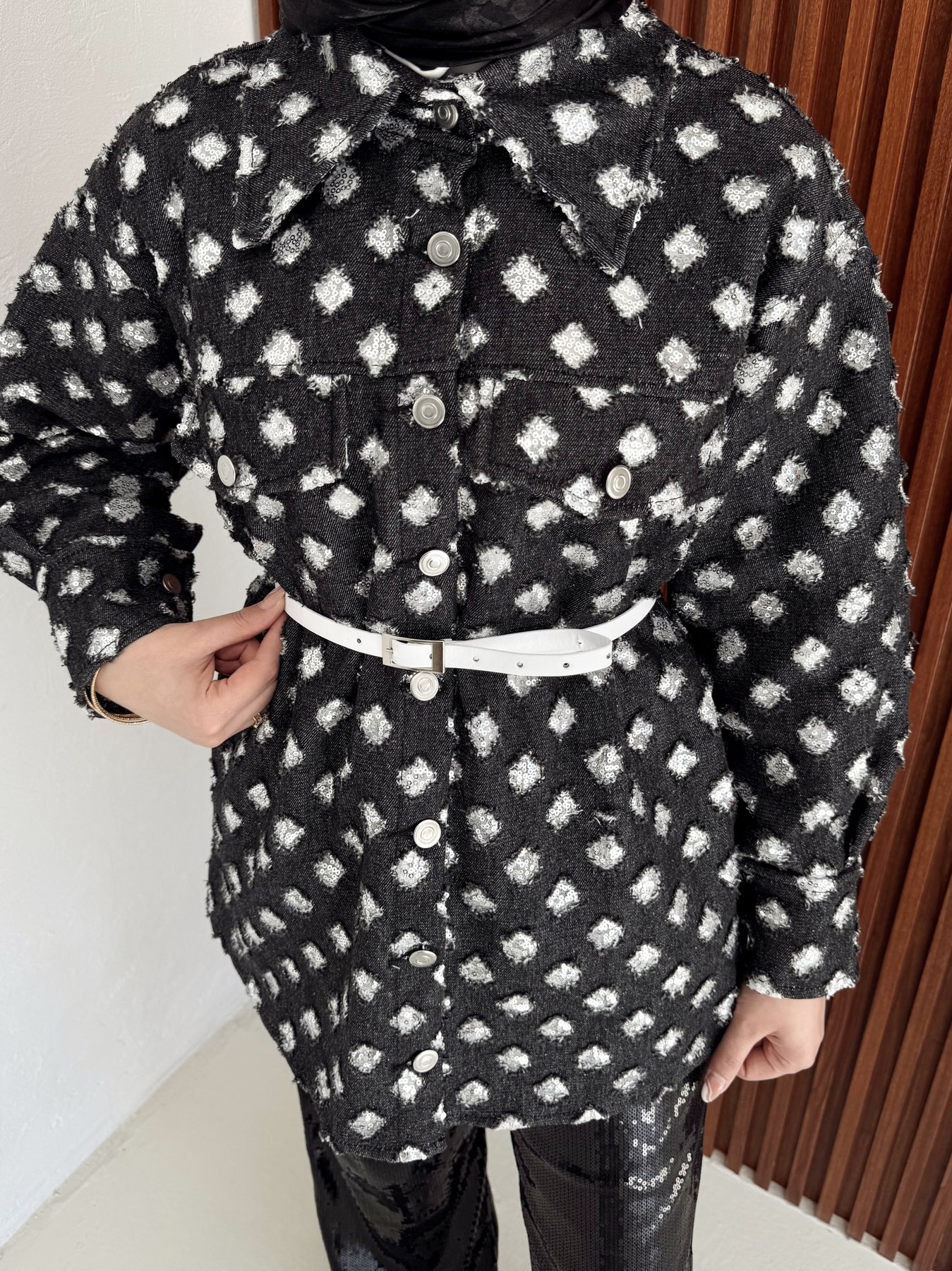 Pullu Kot Ceket 32-3420