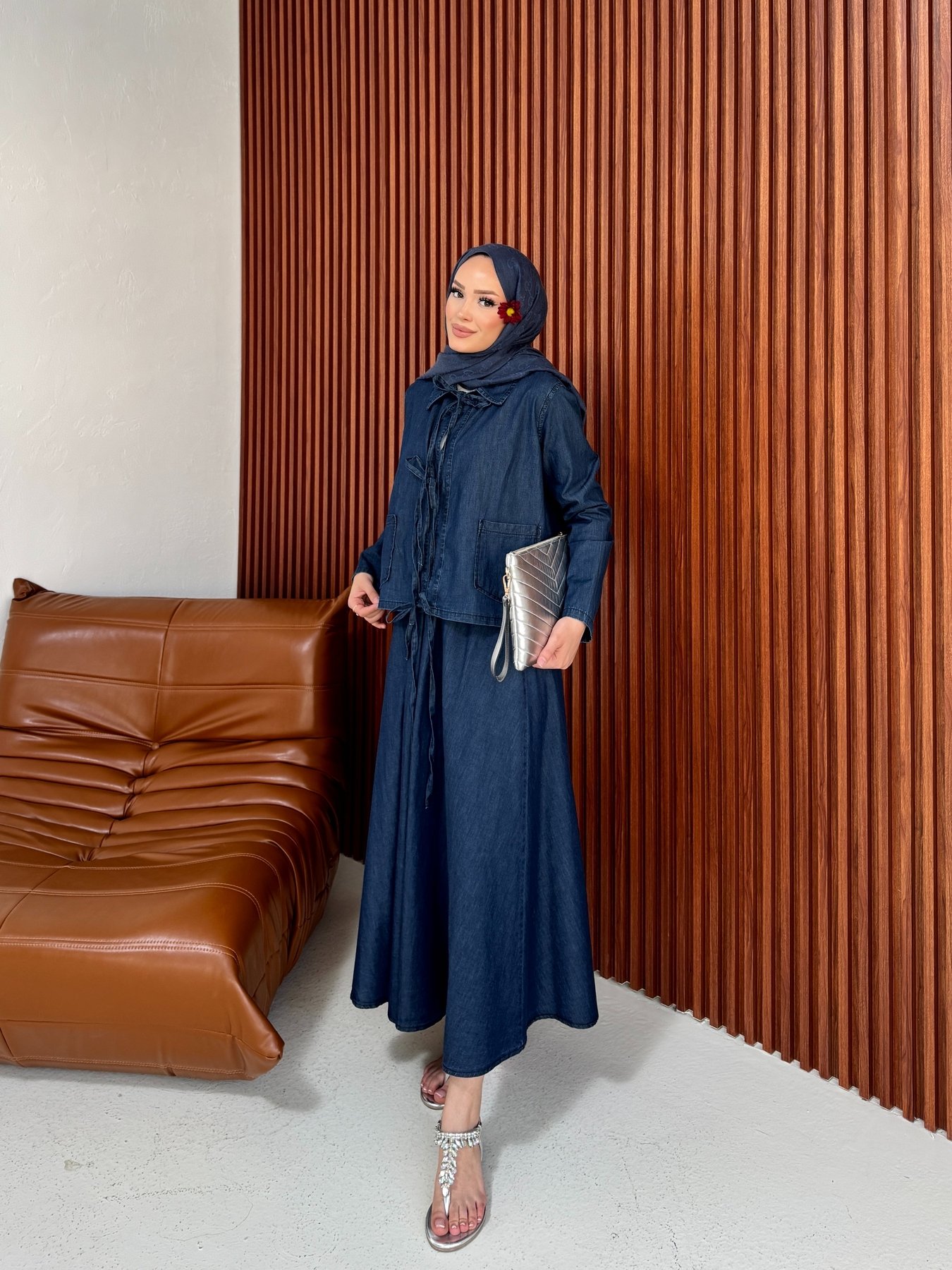 Denim Etekli Takım 32-2348