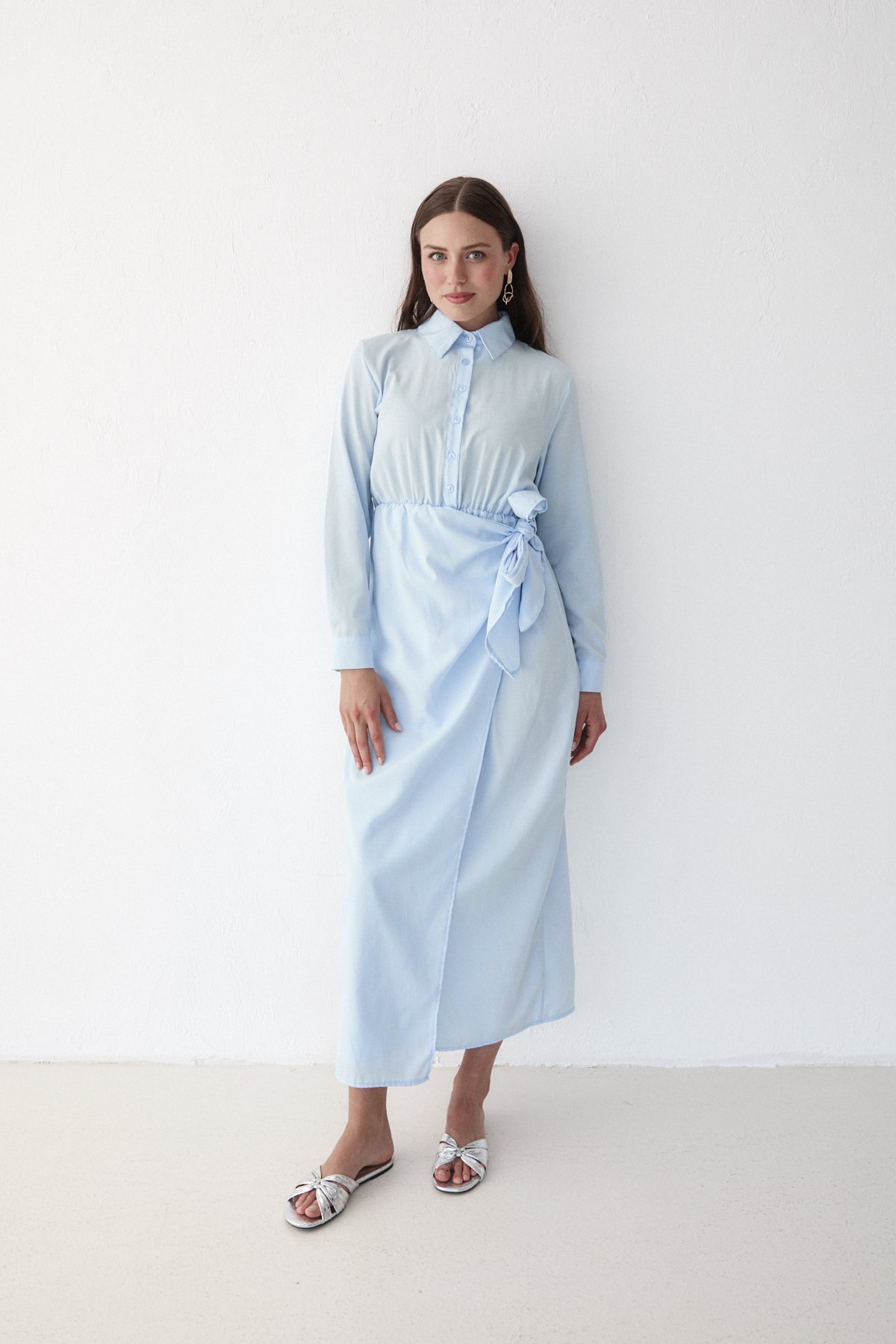 Poplin Elbise 68-6172