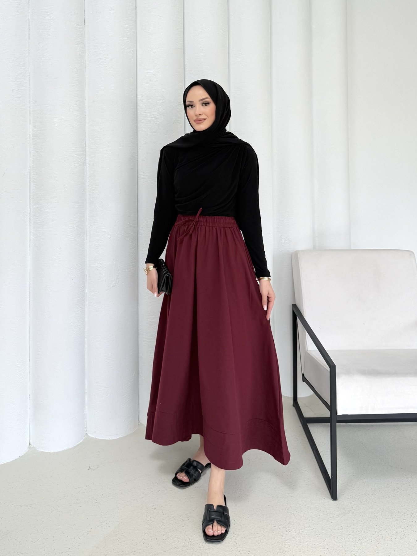 Poplin Etek 68-6166