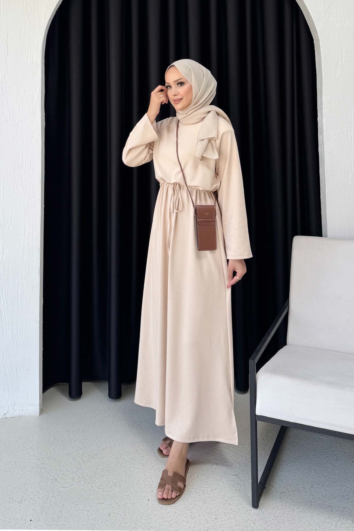 Modal Elbise 68-6203