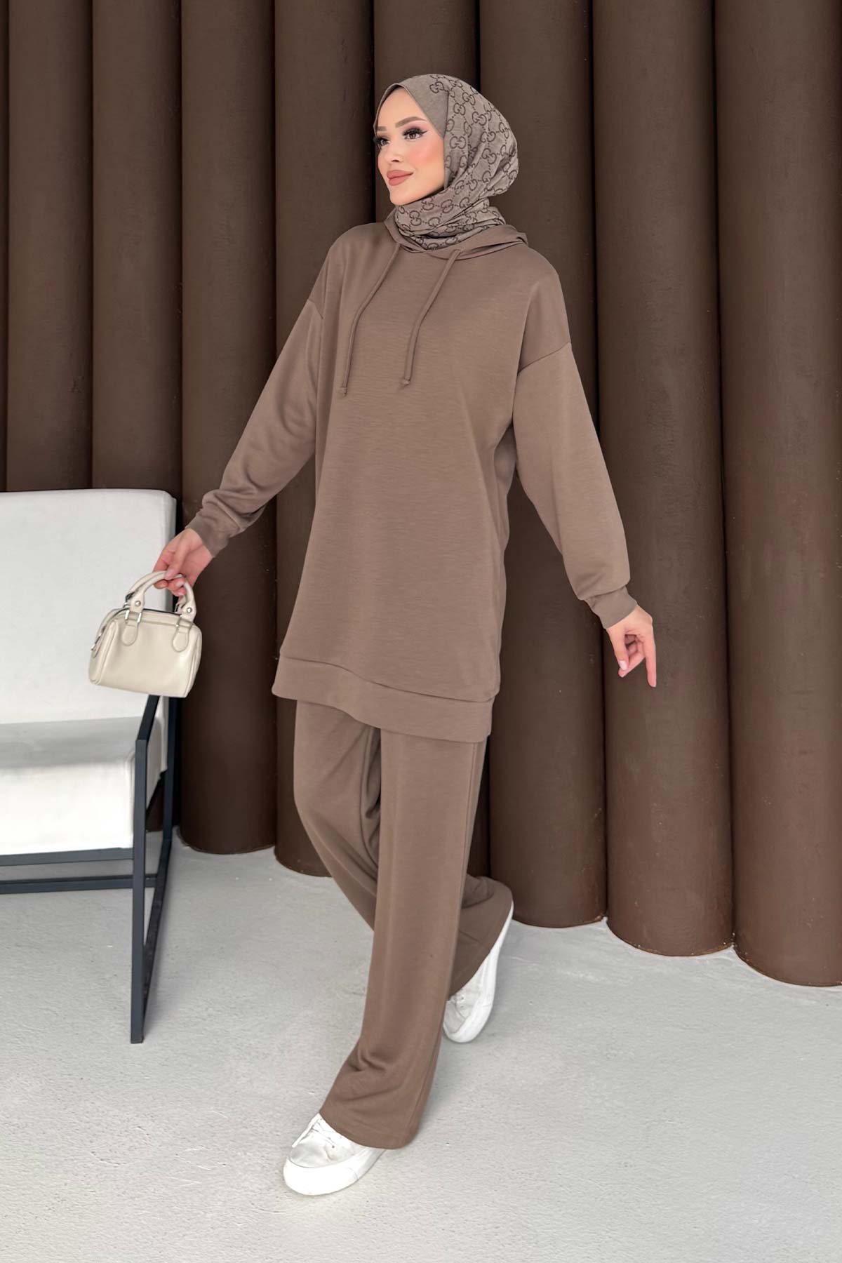 Kapüşonlu Basic Modal Takım 76-5501