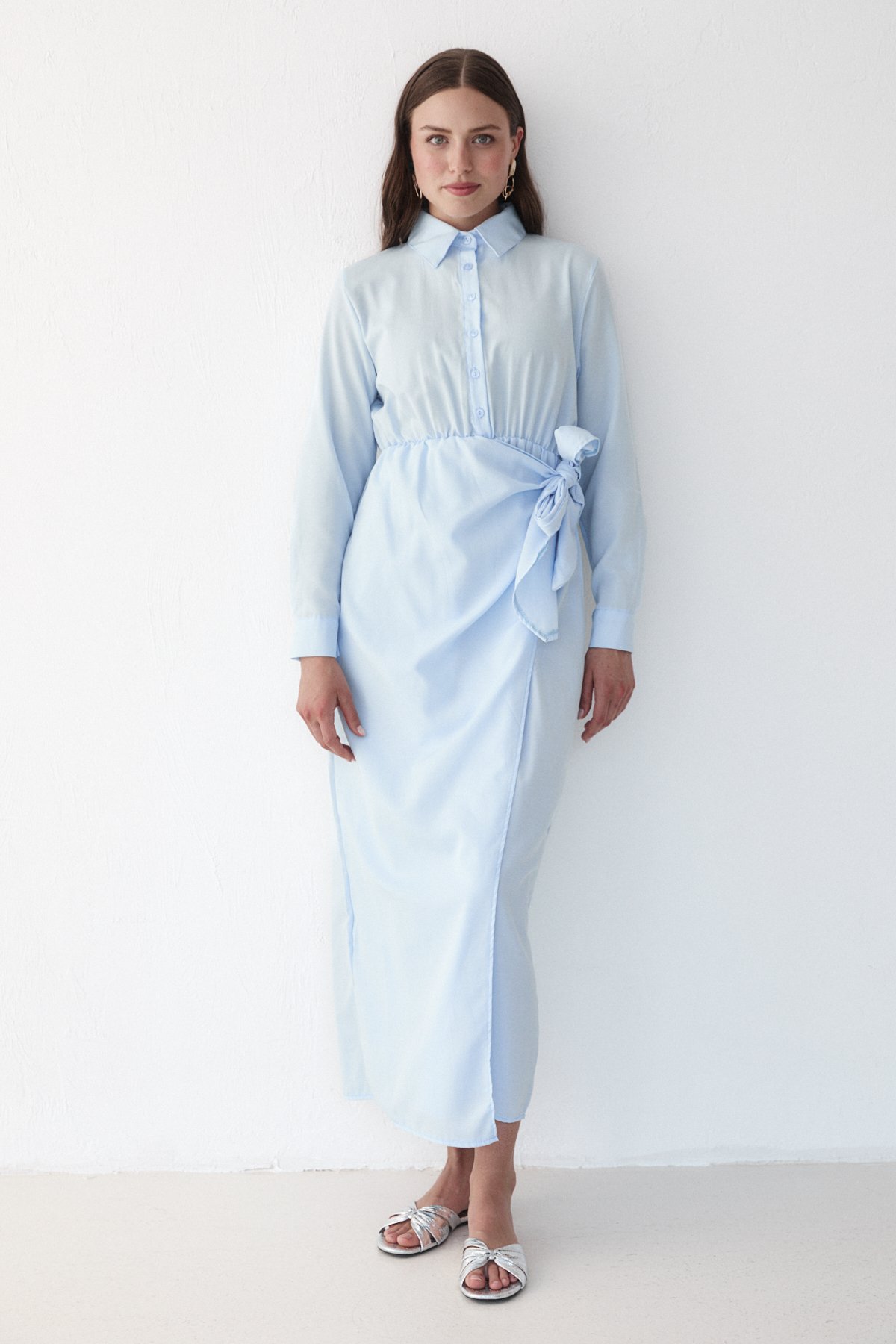 Poplin Elbise 68-6172