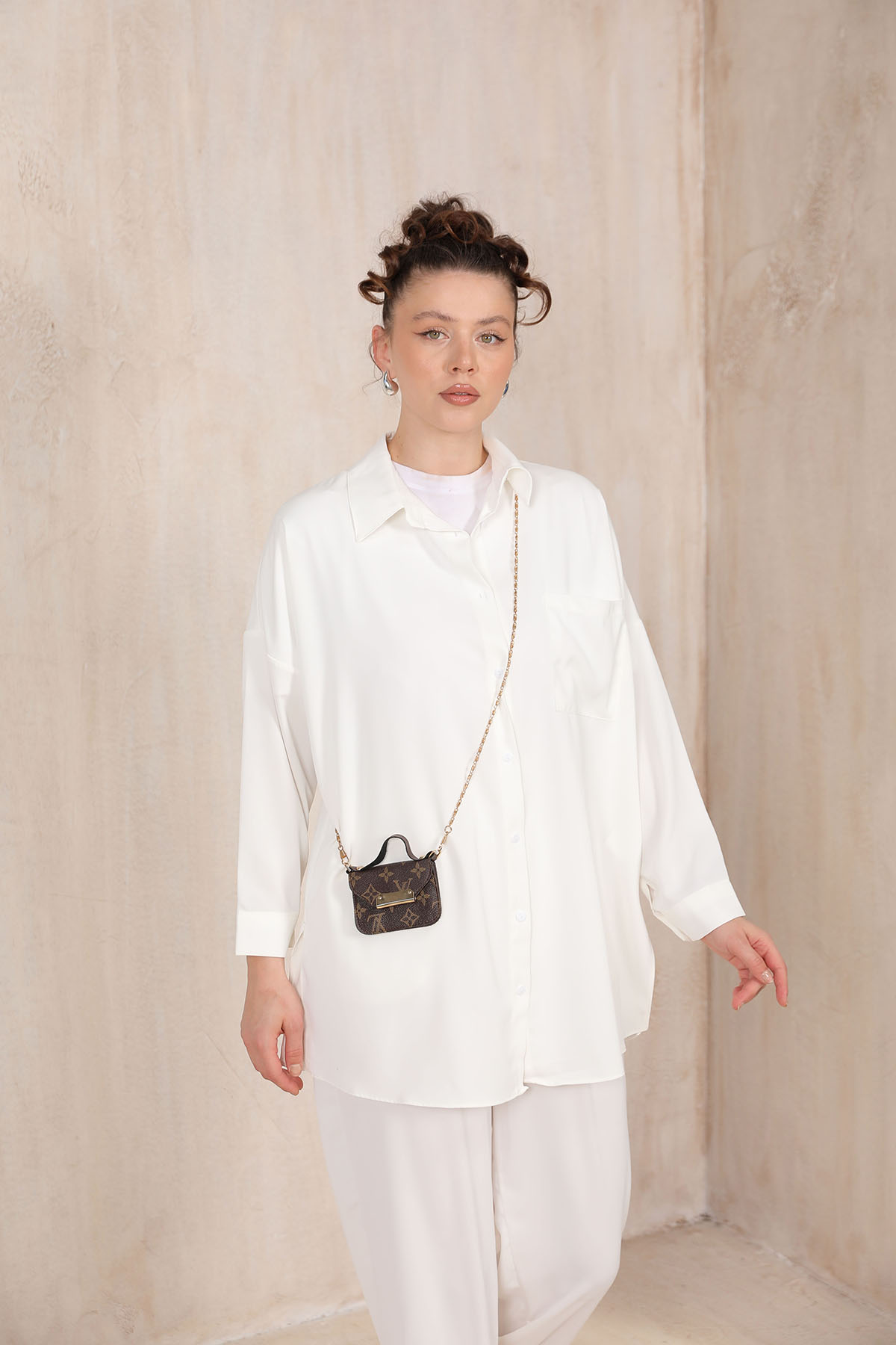 Dubai Krep Gömlekli Takım 32-6133