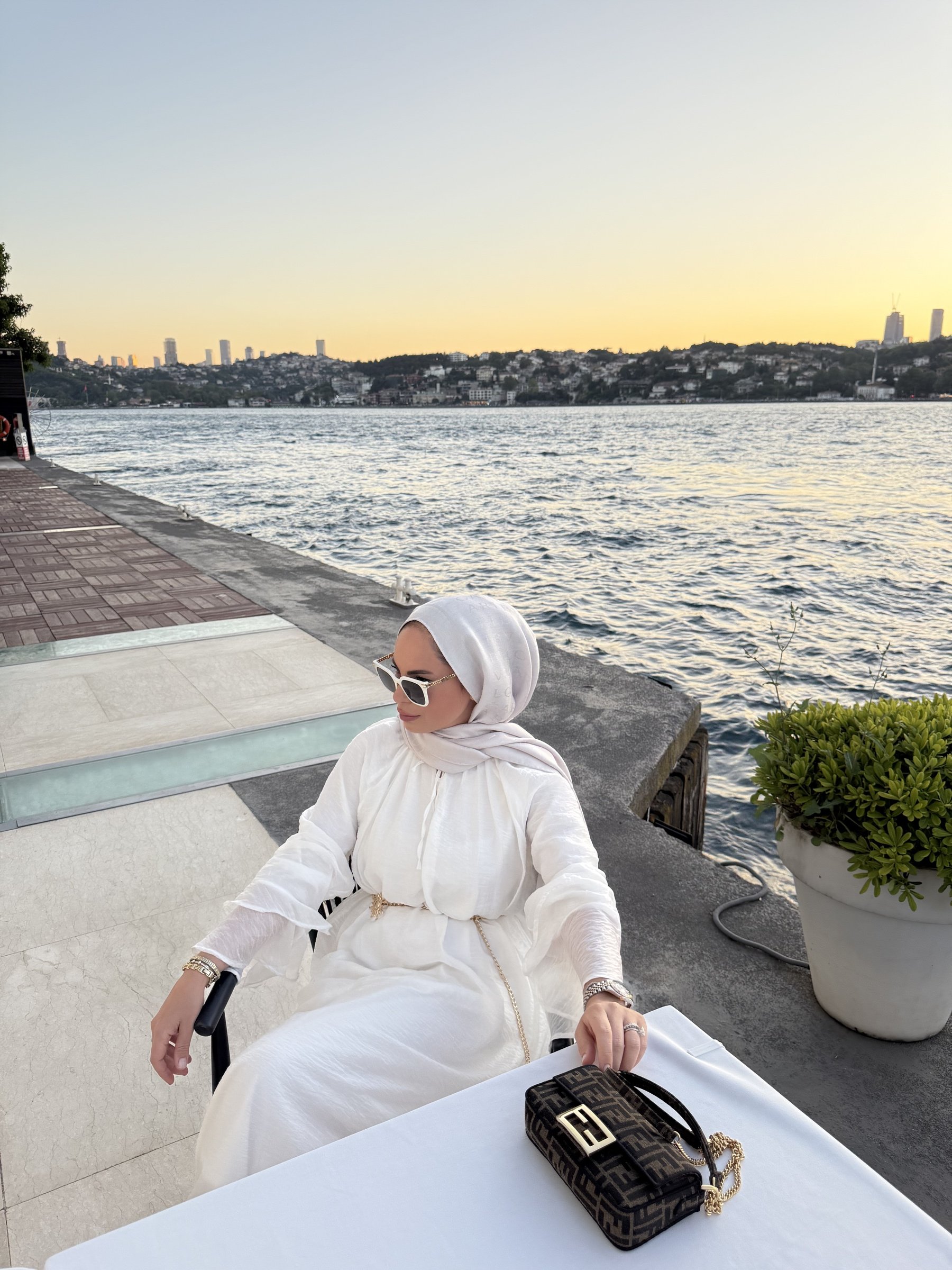 Tül Tensel Zincir Kemerli Elbise 32-3569