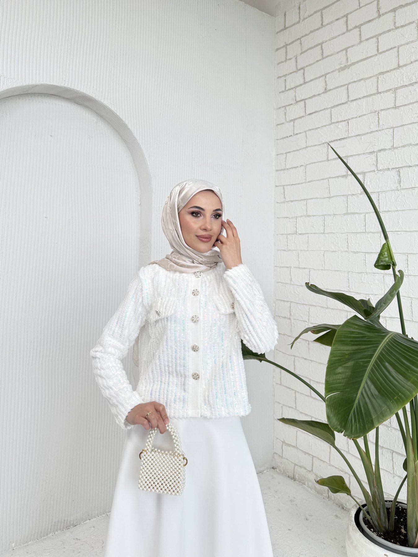 Payetli Hırka 32-3422