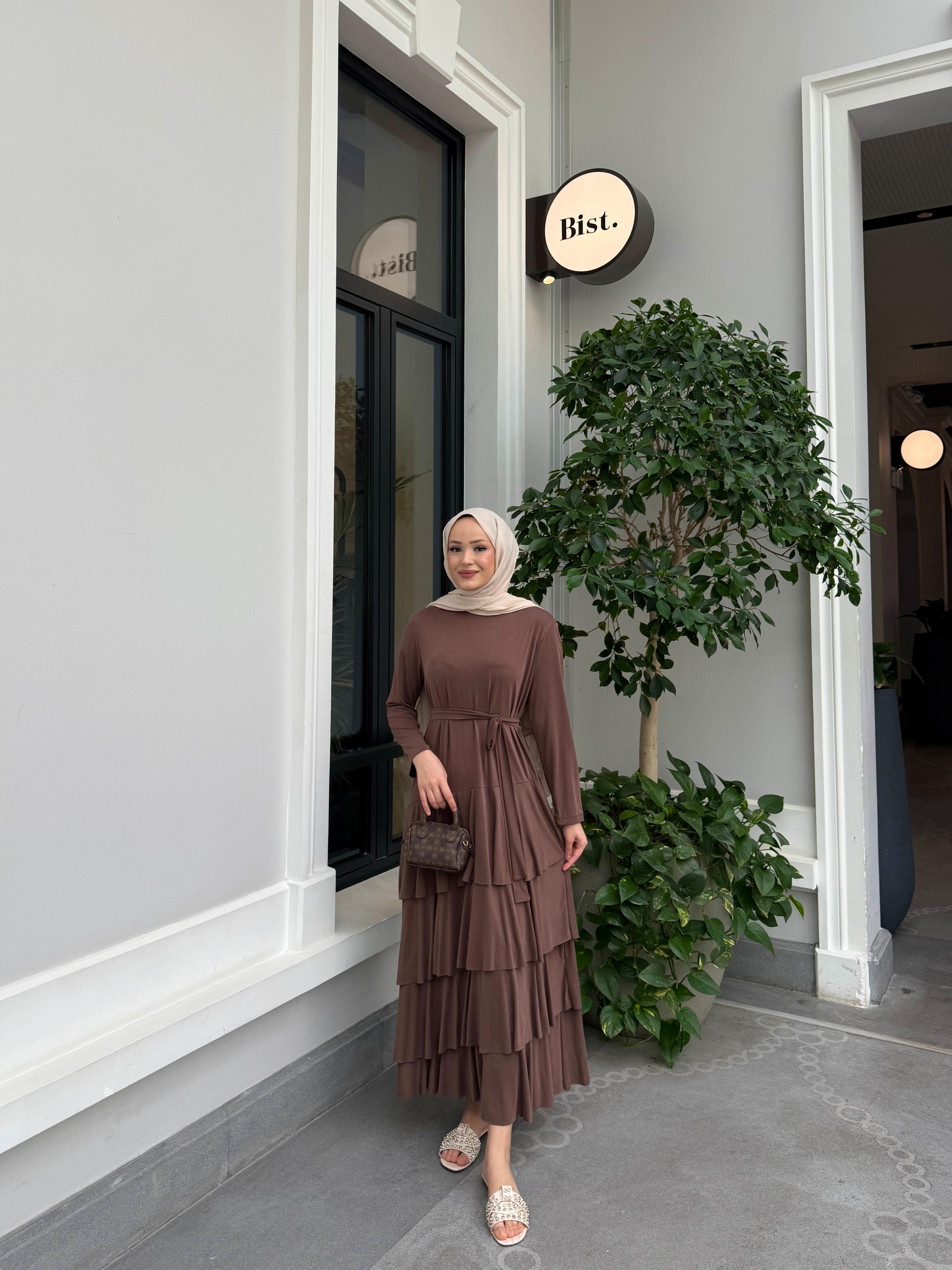 Modal  Kat Kat Elbise 32-2326
