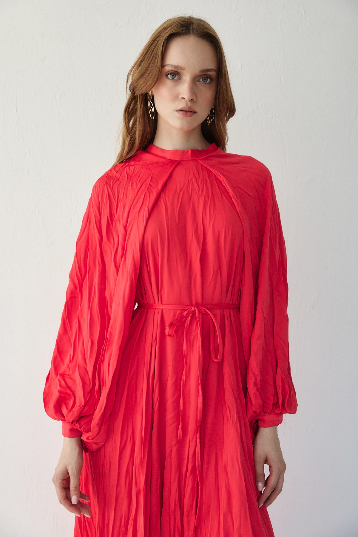 Crash Saten Elbise 32-3558