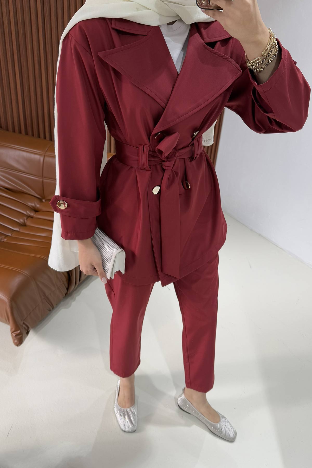 Trenç Pantolon Takım 32-2237