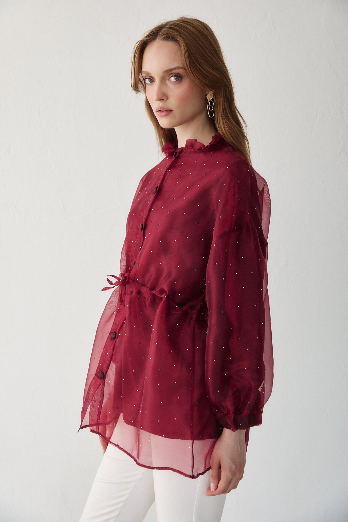 Taşlı Organze Kap 32-3508-1