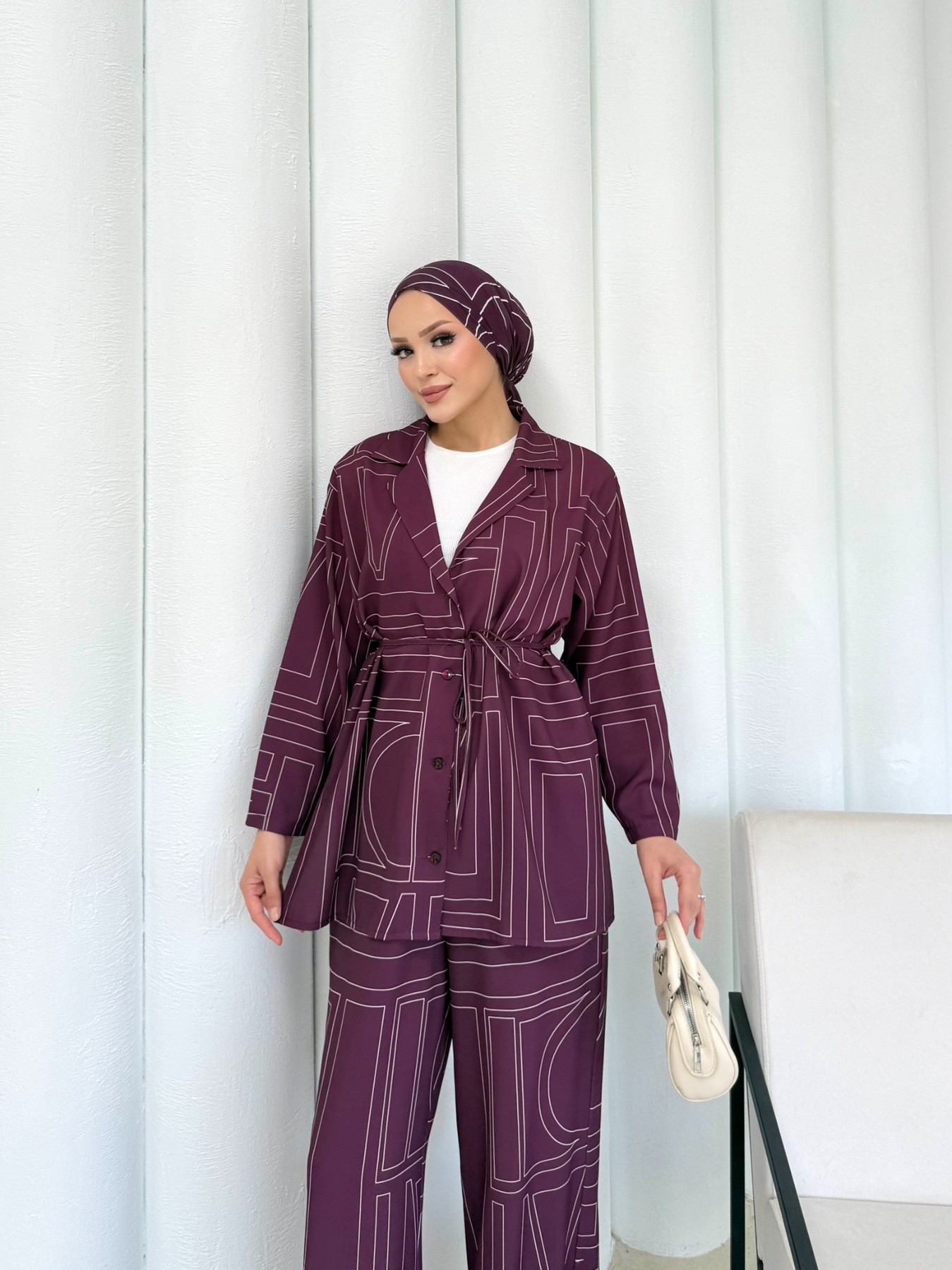Çizgi Desenli Takım 32-2386