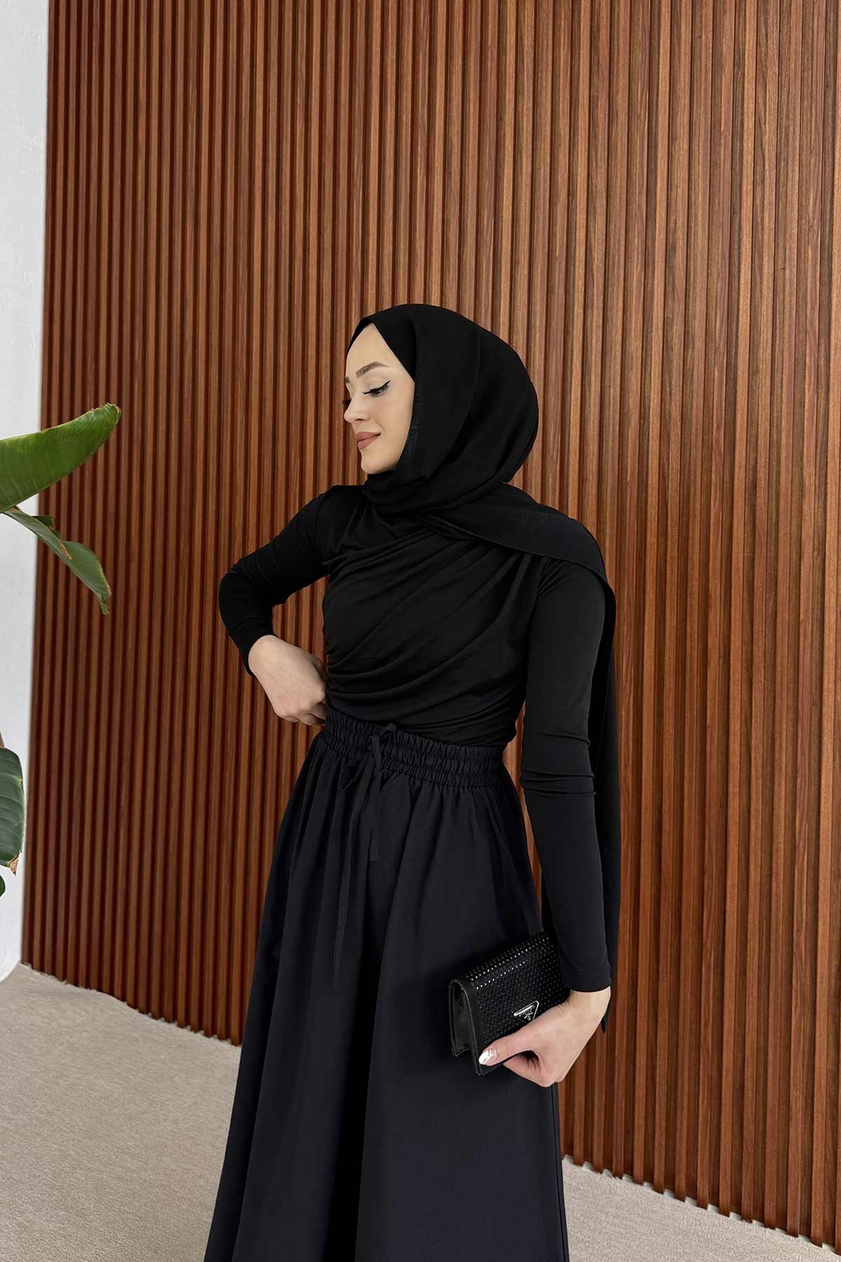 Beli Lastikli Etek 3-2225