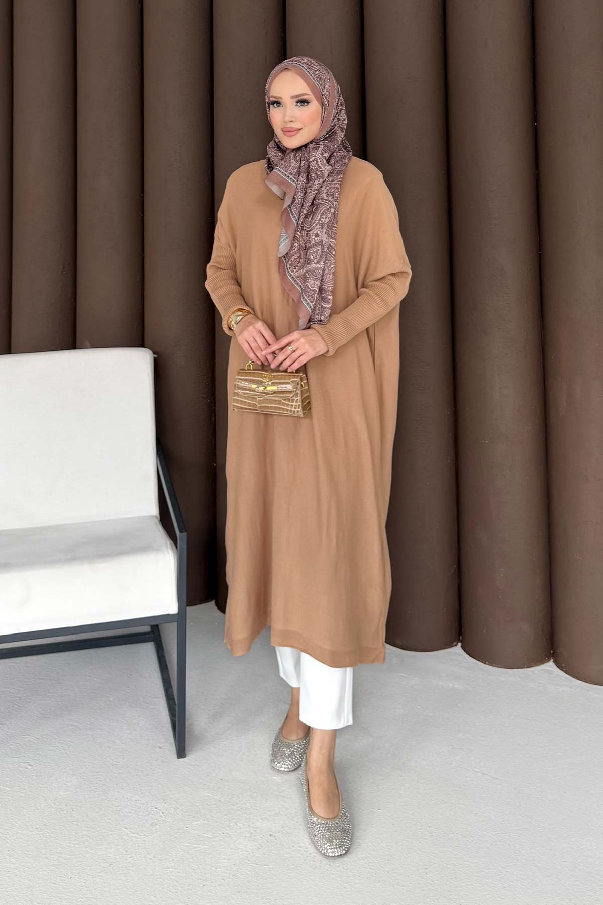 Uzun Triko Tunik 70-2096