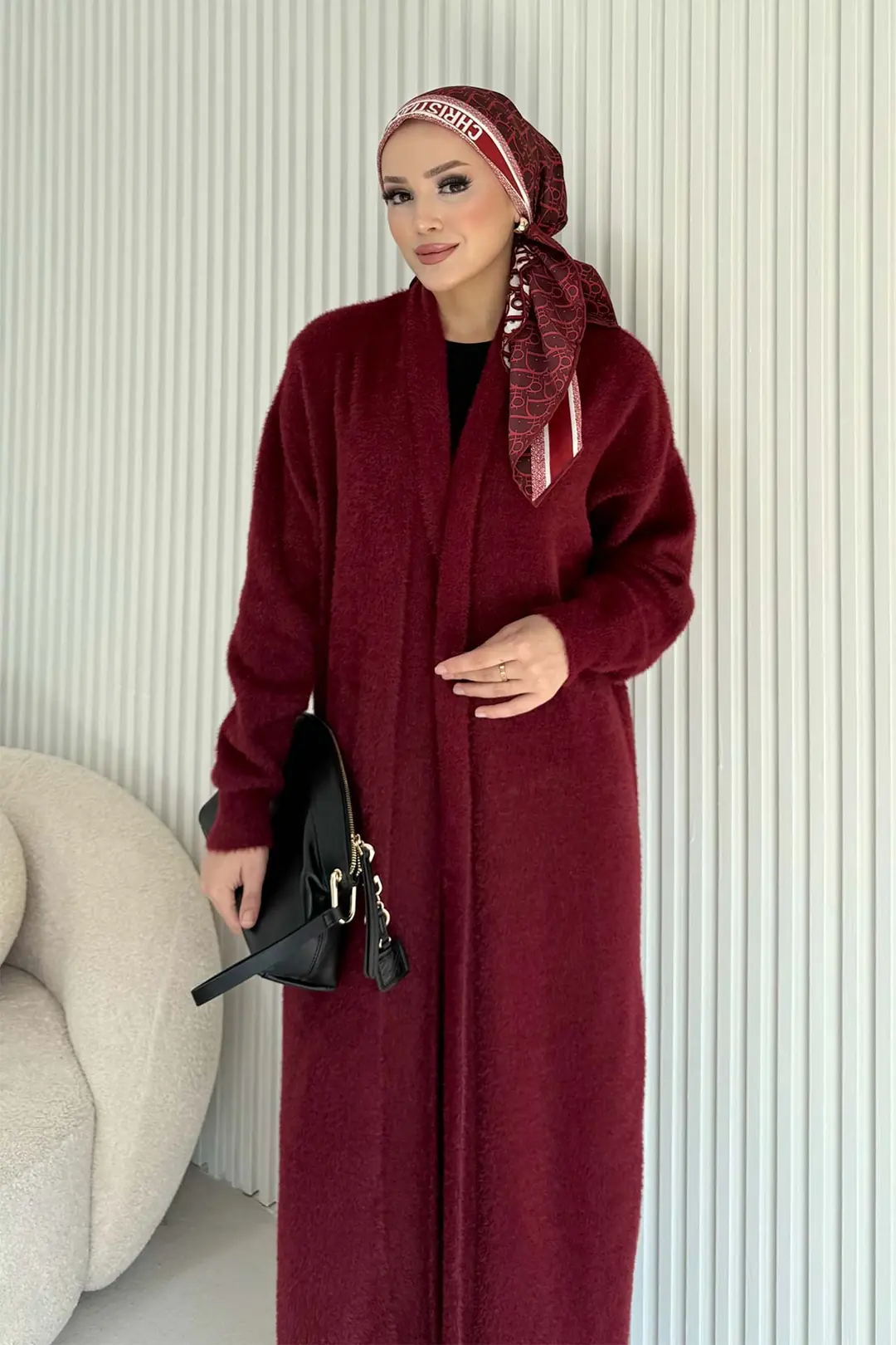 Uzun Triko Hırka 70-2543 · 6