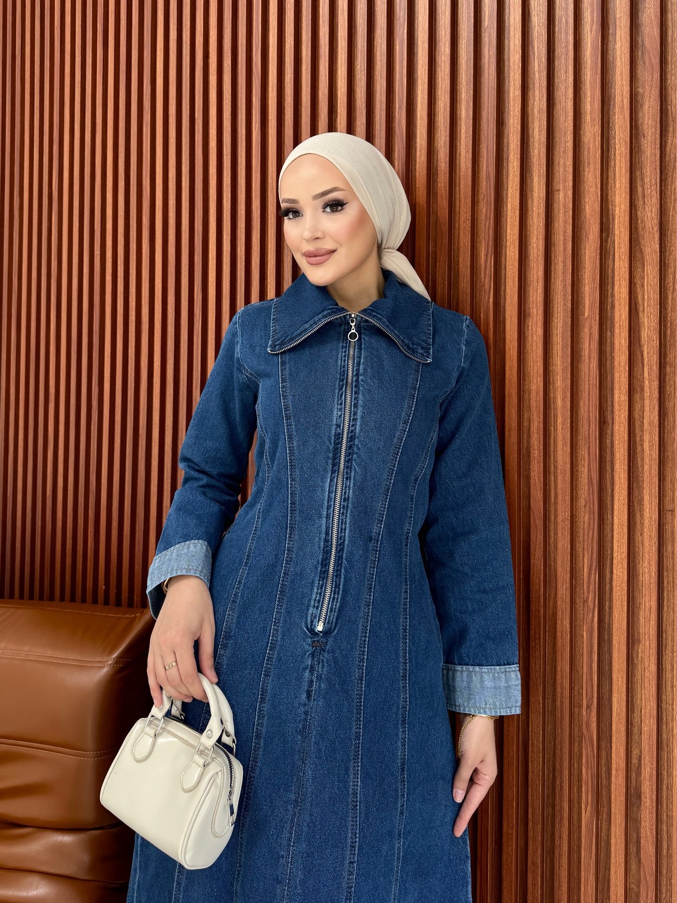 Denim Elbise 75-1130